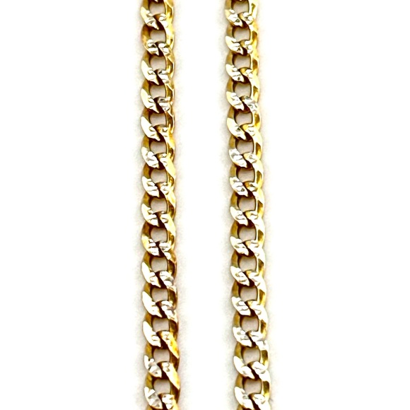 18K Gold Plated over 925 Solid Sterling Silver Letter C Initial Necklace - Picture 7 of 8